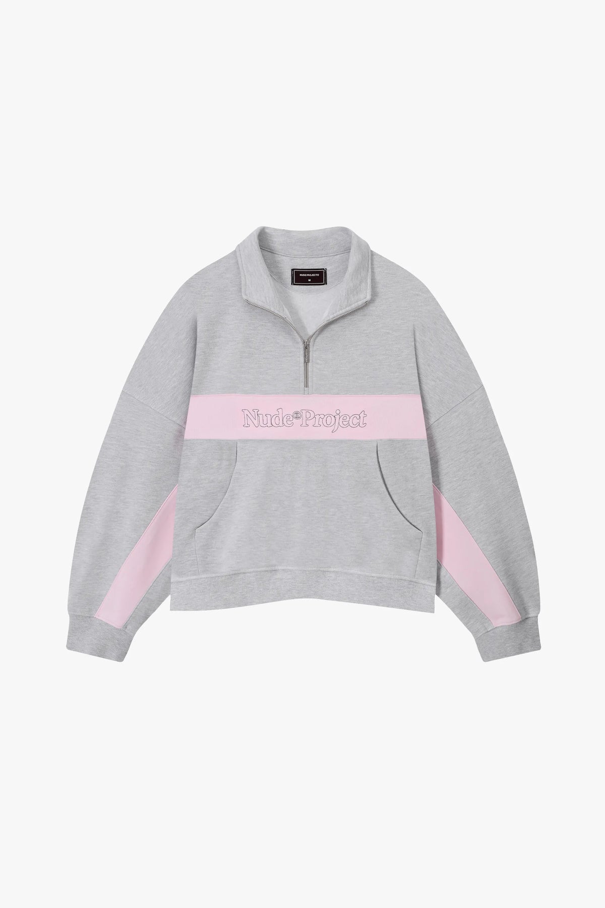 Idol Quarter-Zip Grey Melange