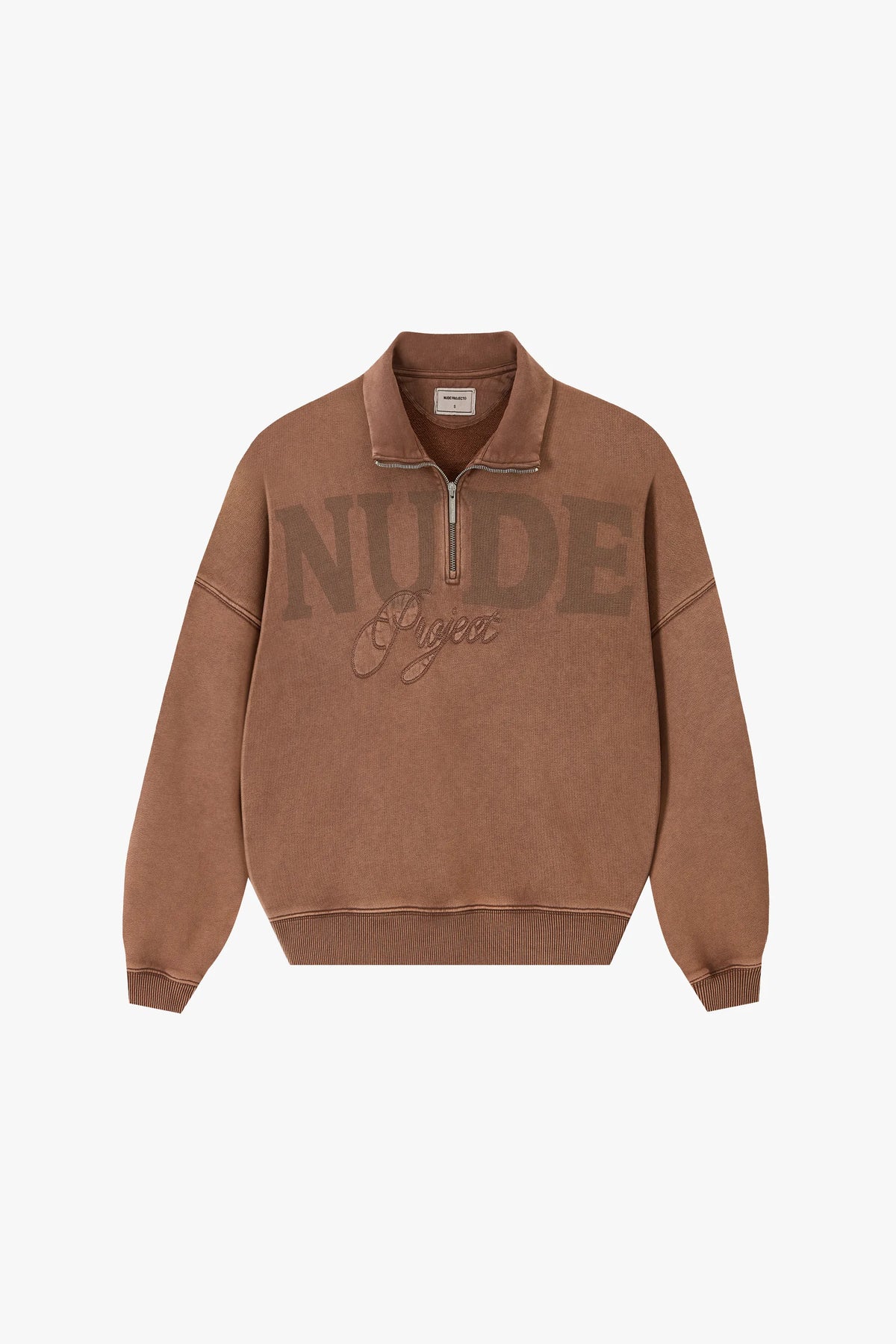 Daegu Quarter-Zip Brown