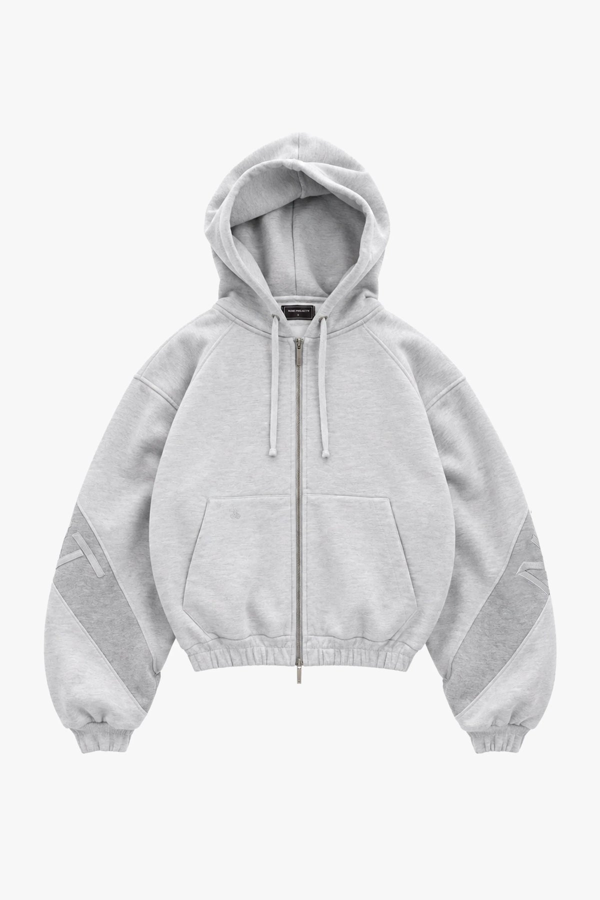 C-suite Zip-Up Hoodie Grey