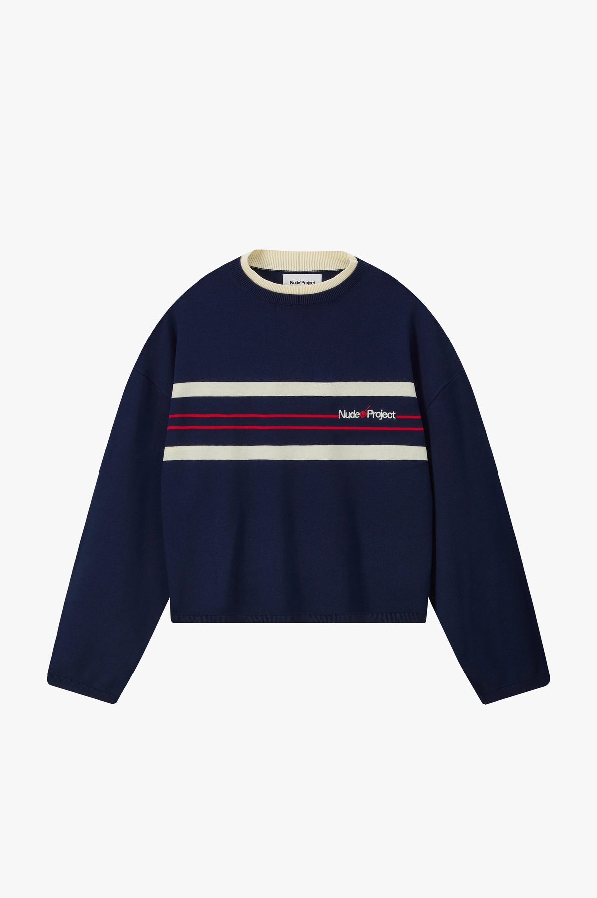 Smith Knit Sweater Navy