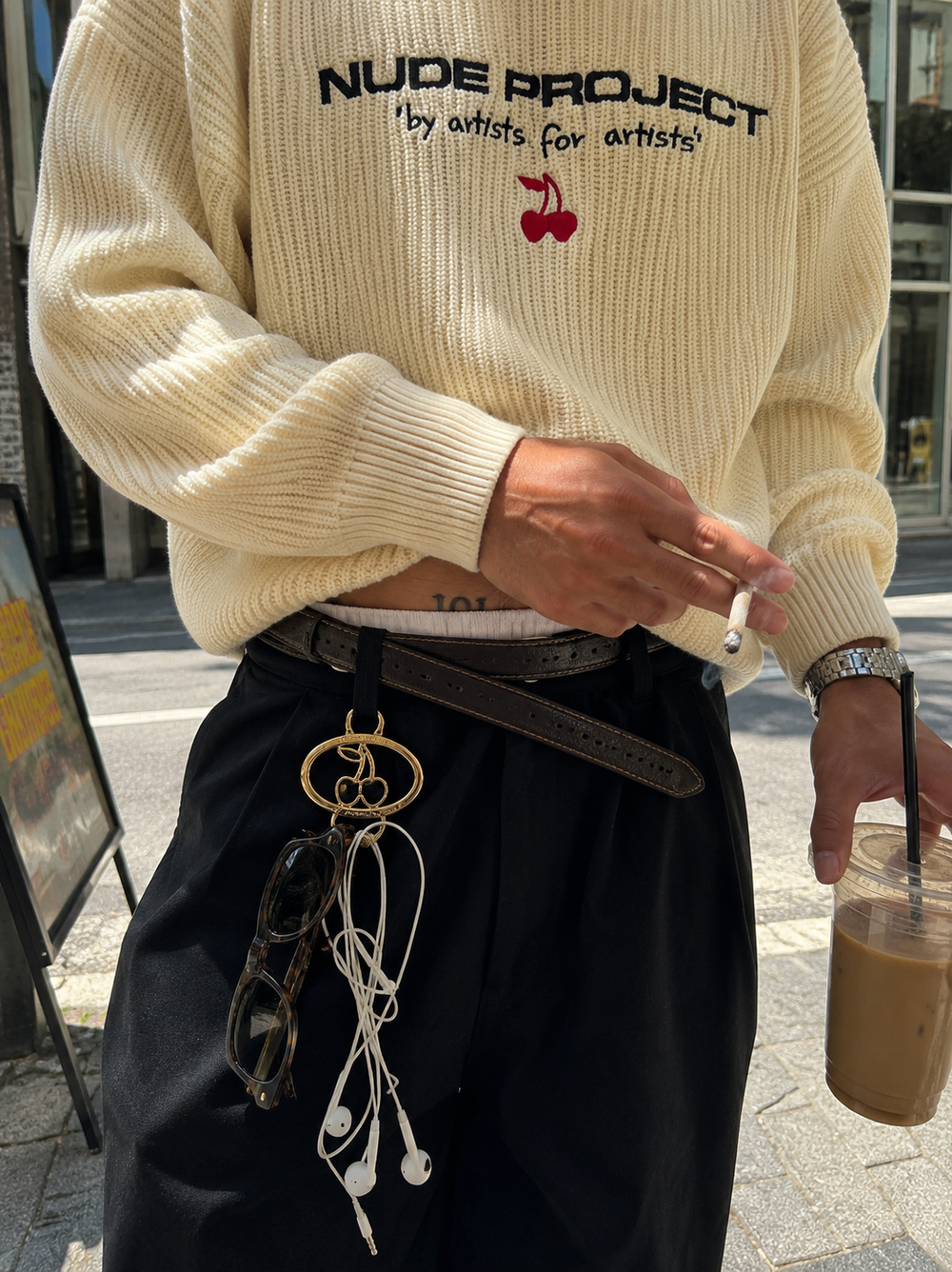 Cherry Carabiner Gold