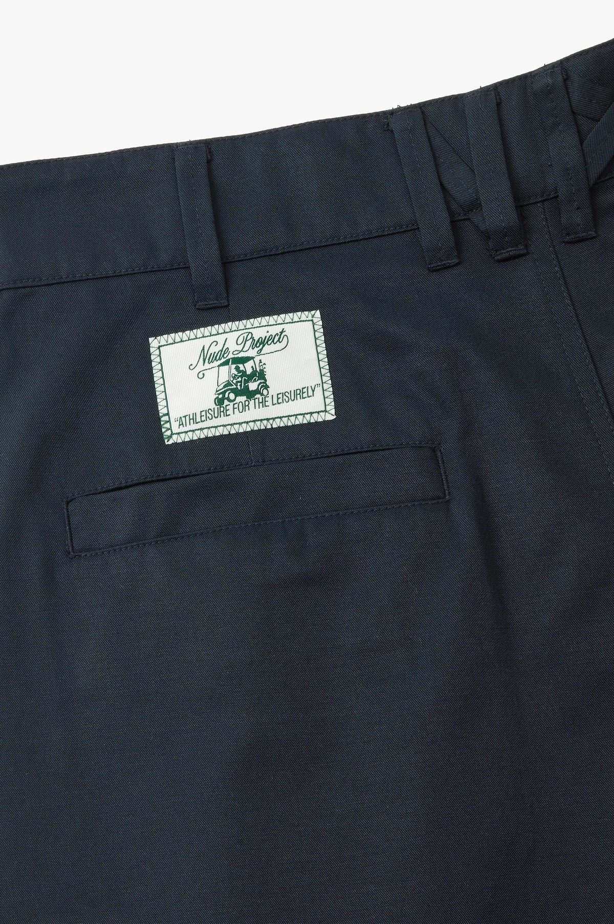 Pleated Chino Shorts Navy