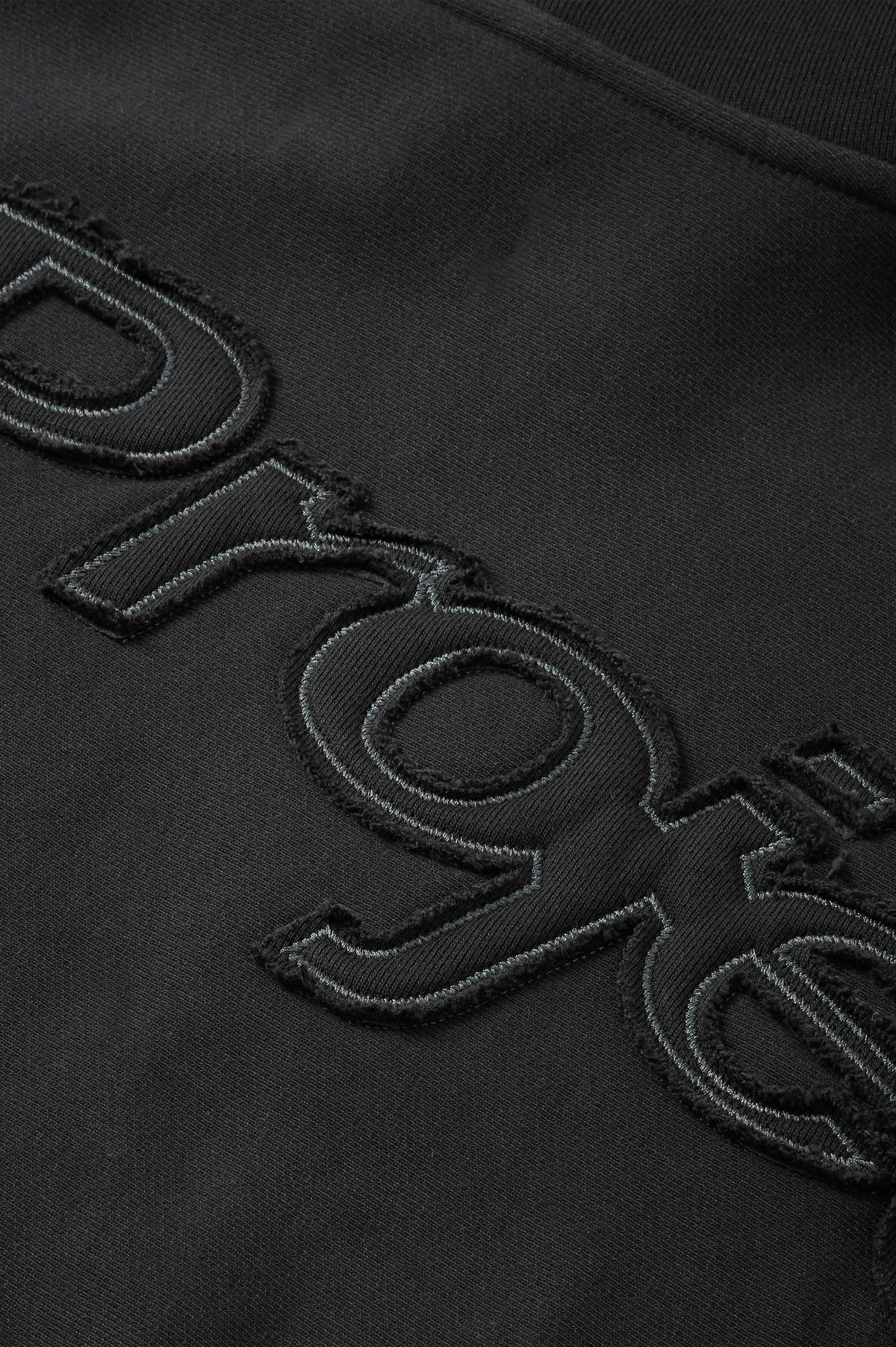 Marble Hoodie Black