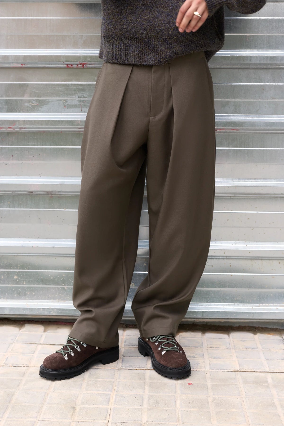 Louvre Tailoring Pants Brown