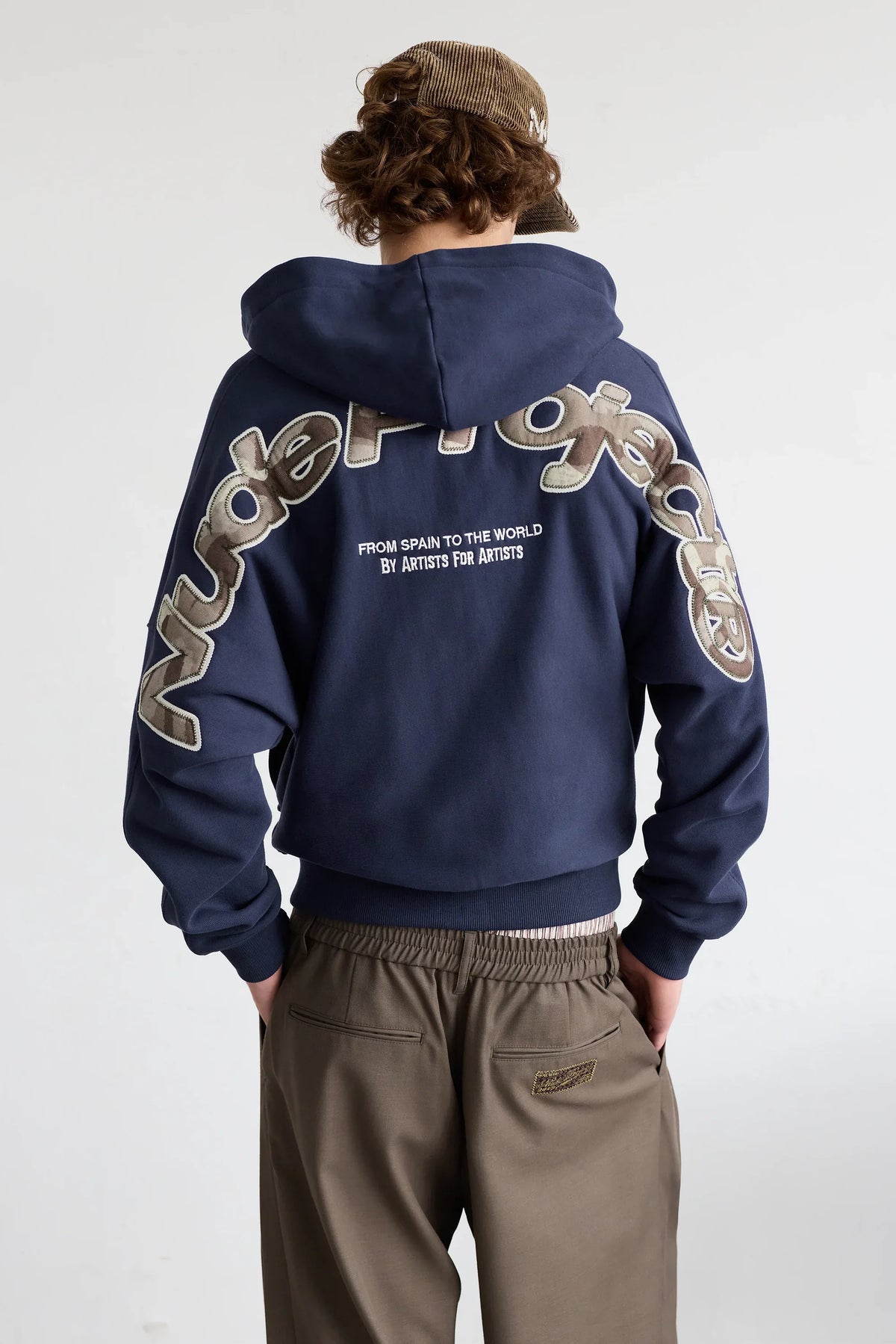 Beast Zip-Up Hoodie Navy