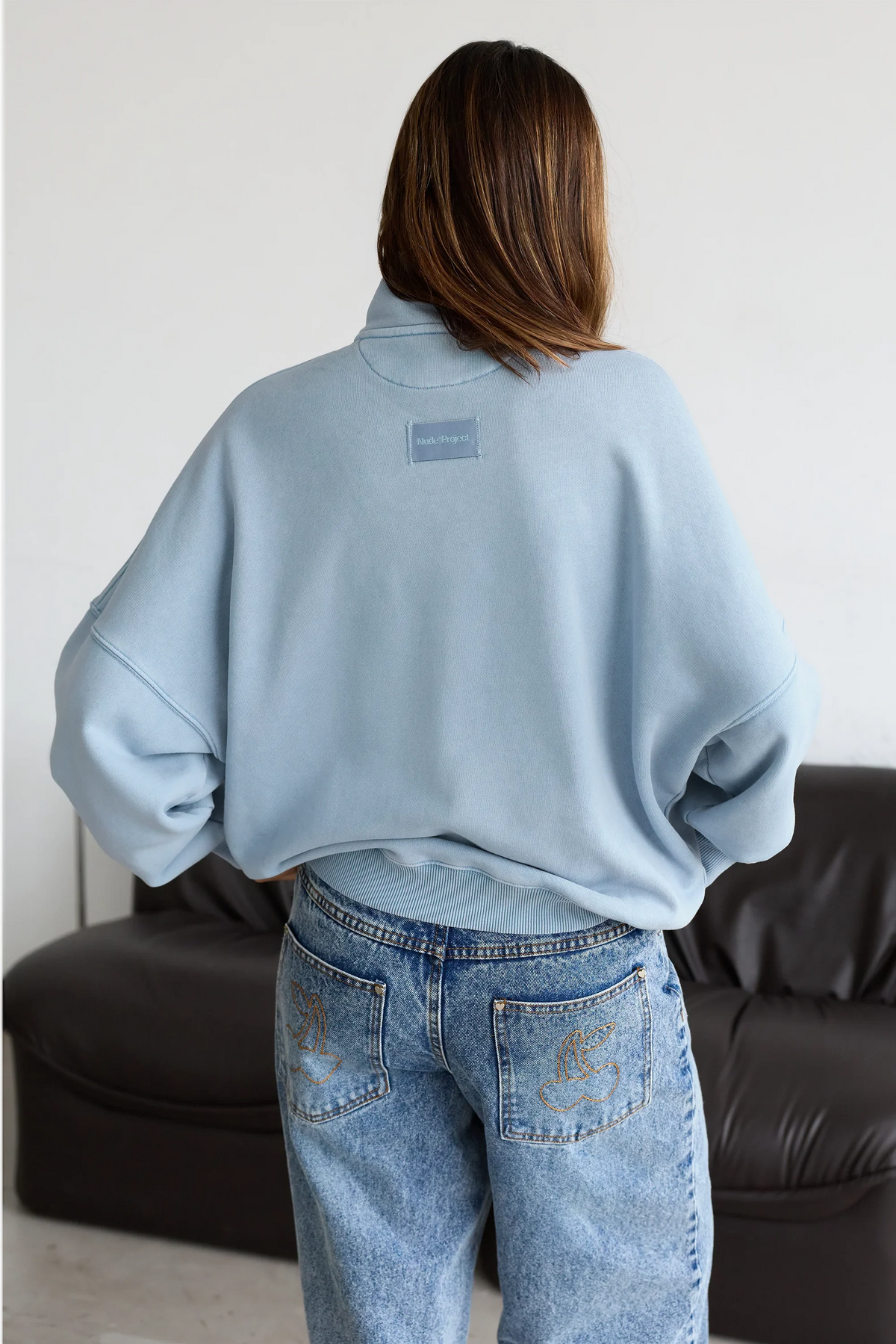 Daegu Quarter-Zip Baby Blue