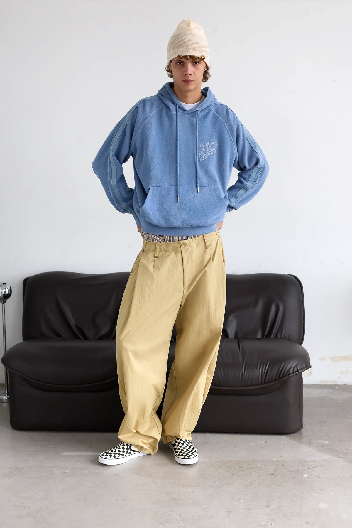 Script Hoodie Blue
