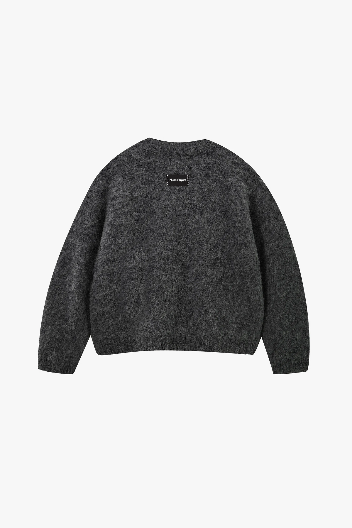 Alpaca Knit Sweater Grey