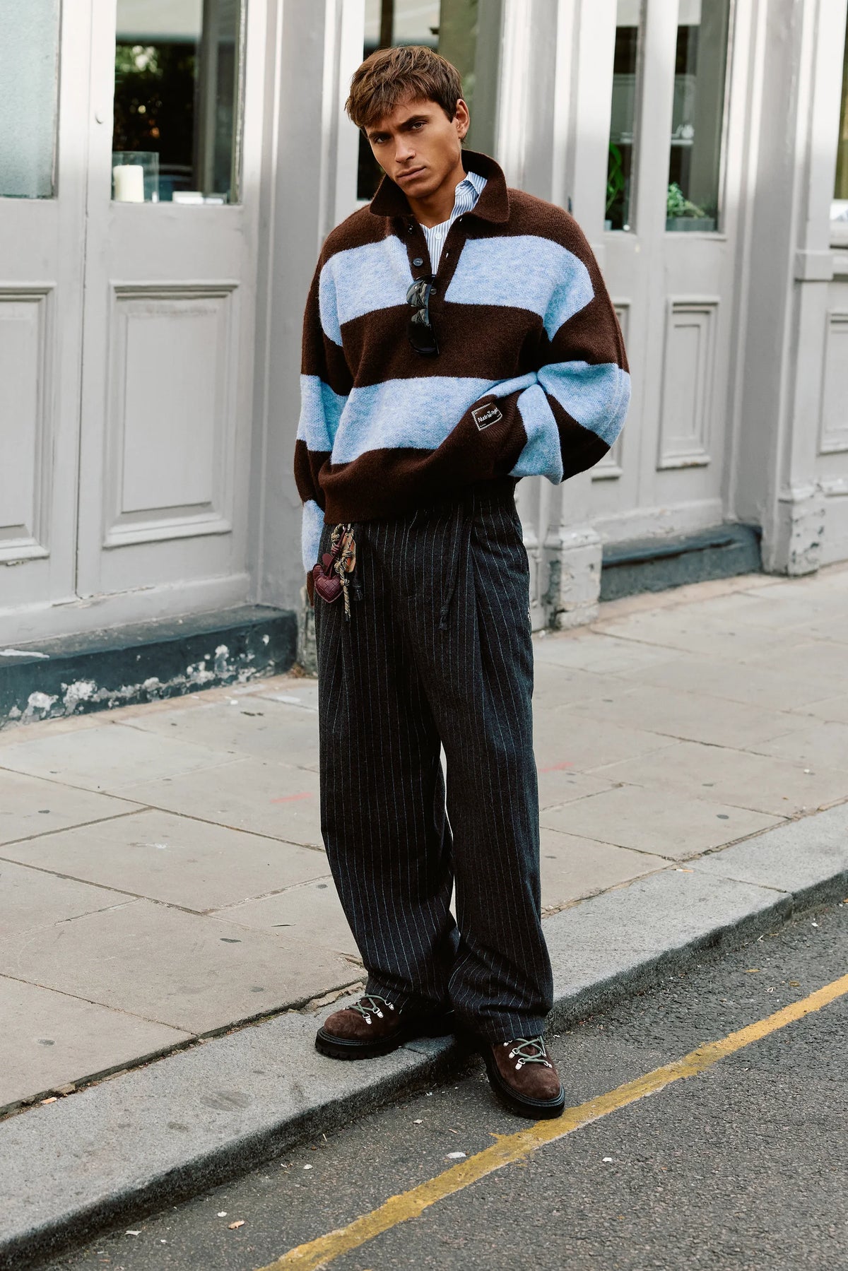 Camden Knit Sweater Brown