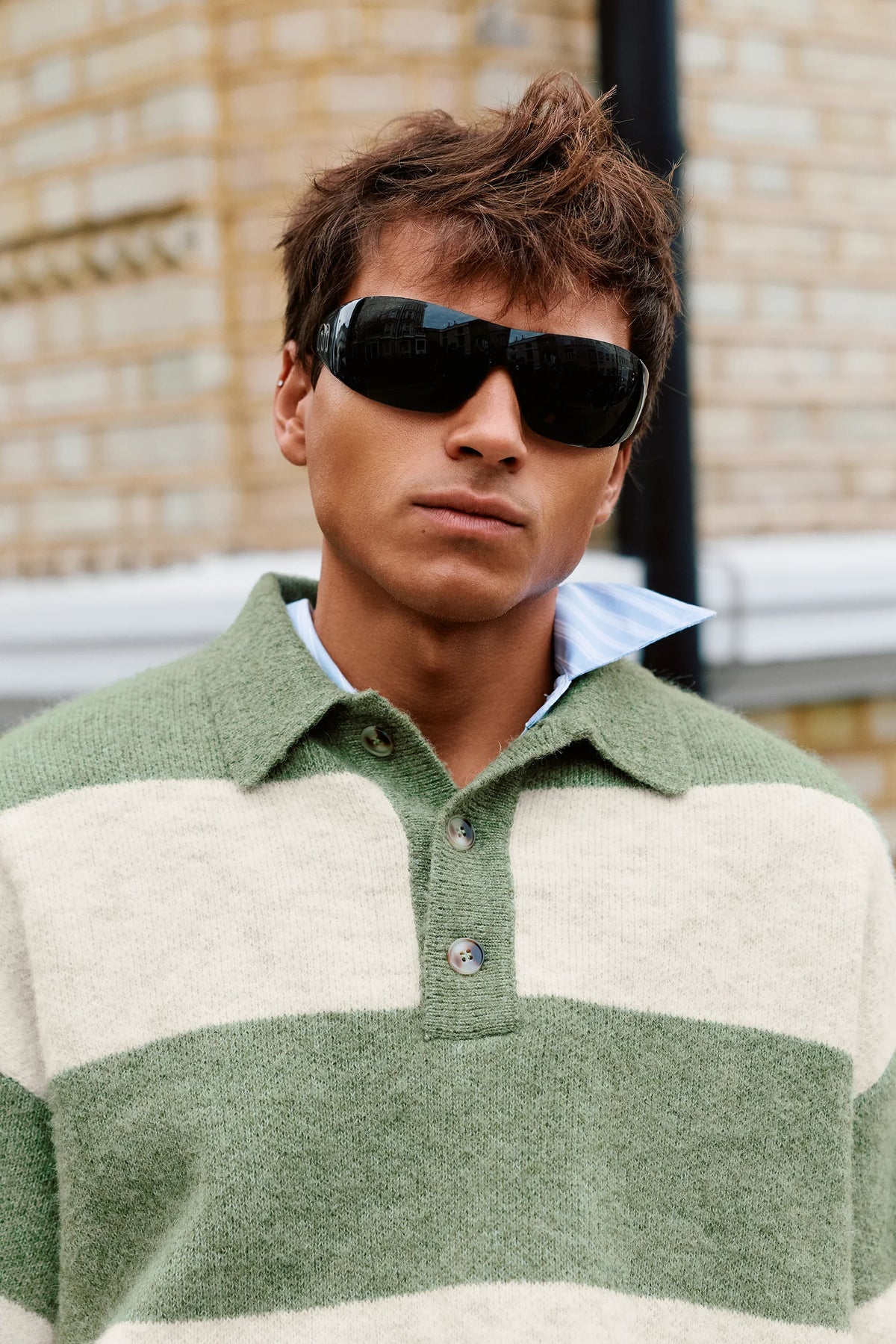 Camden Knit Sweater Green