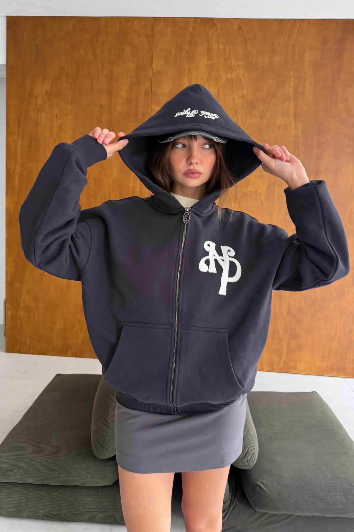 Kill Bill Zip-Up Hoodie Ash