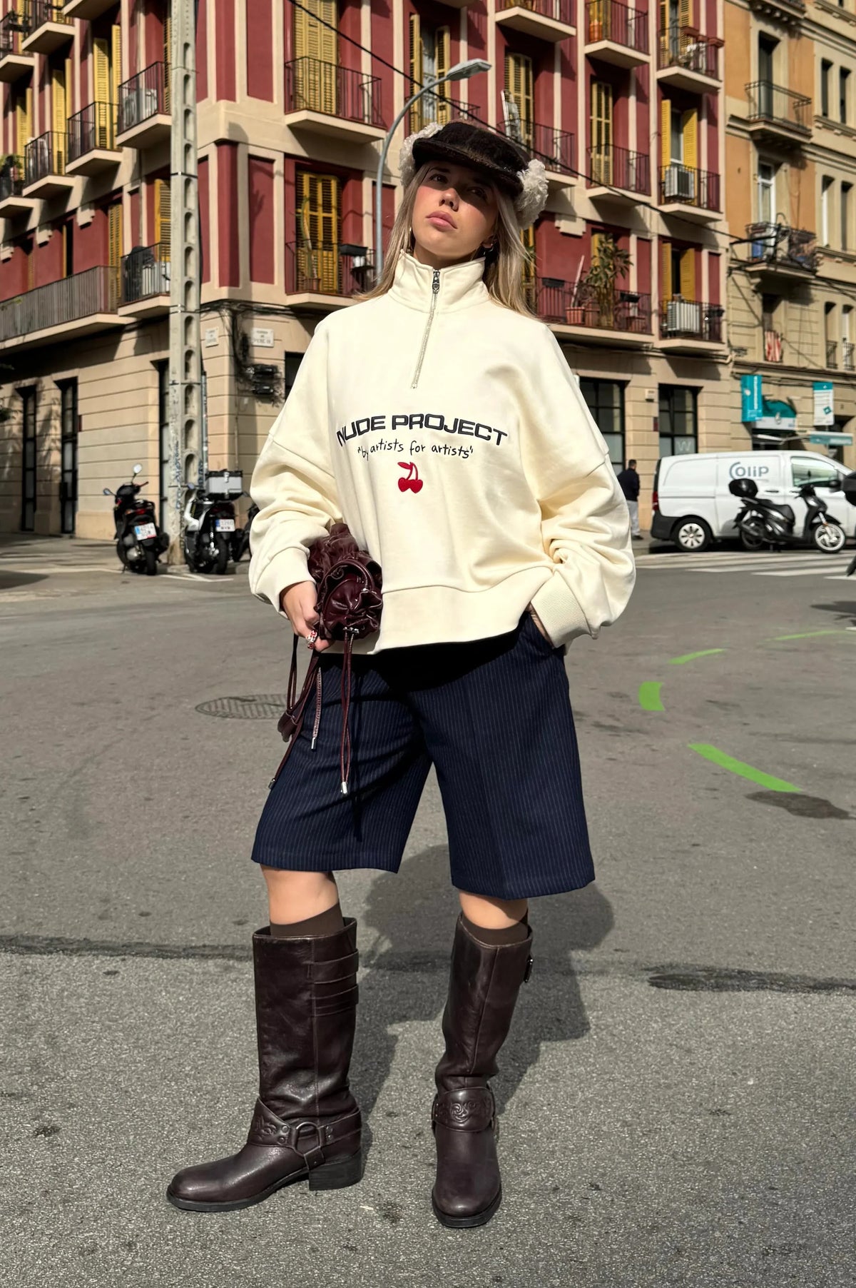 Sport Quarter-Zip Marshmallow