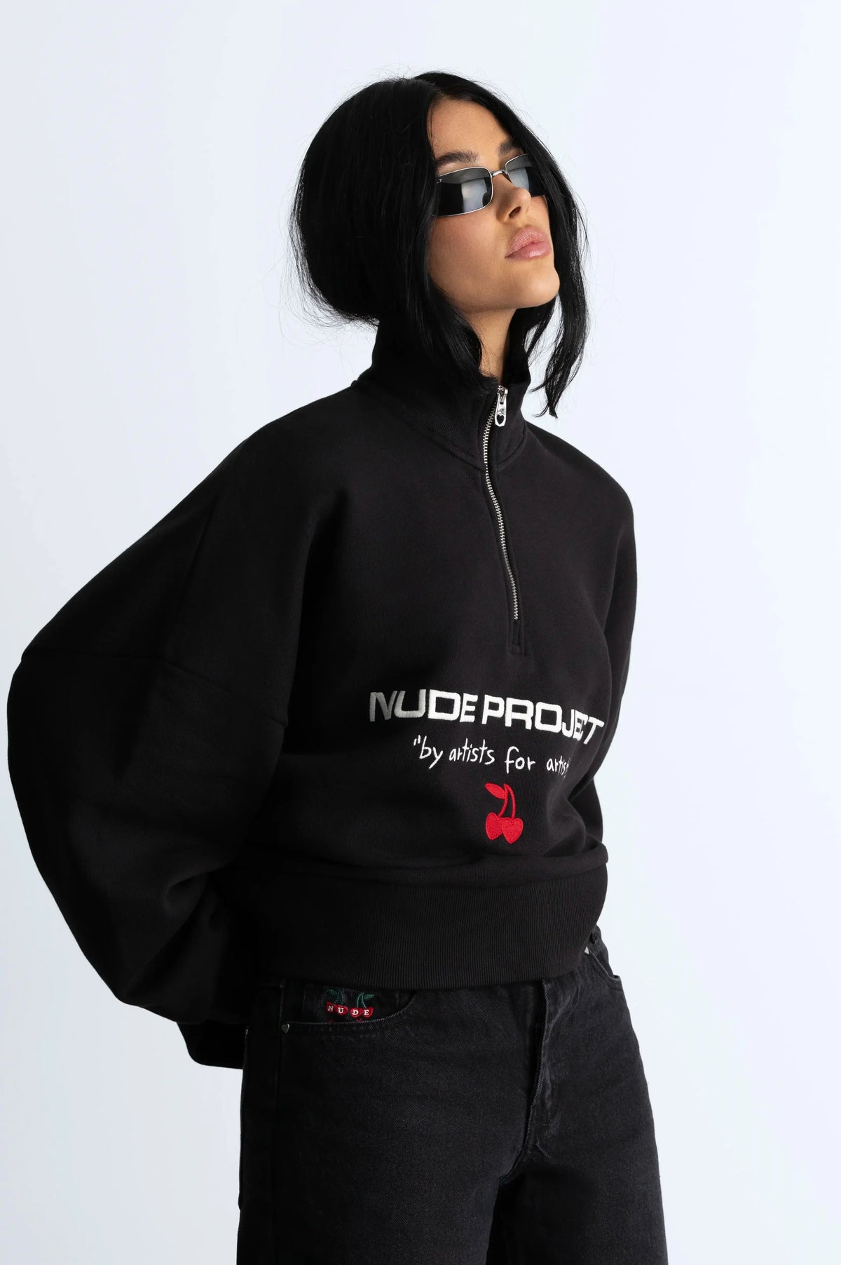 Sport Quarter-Zip Black