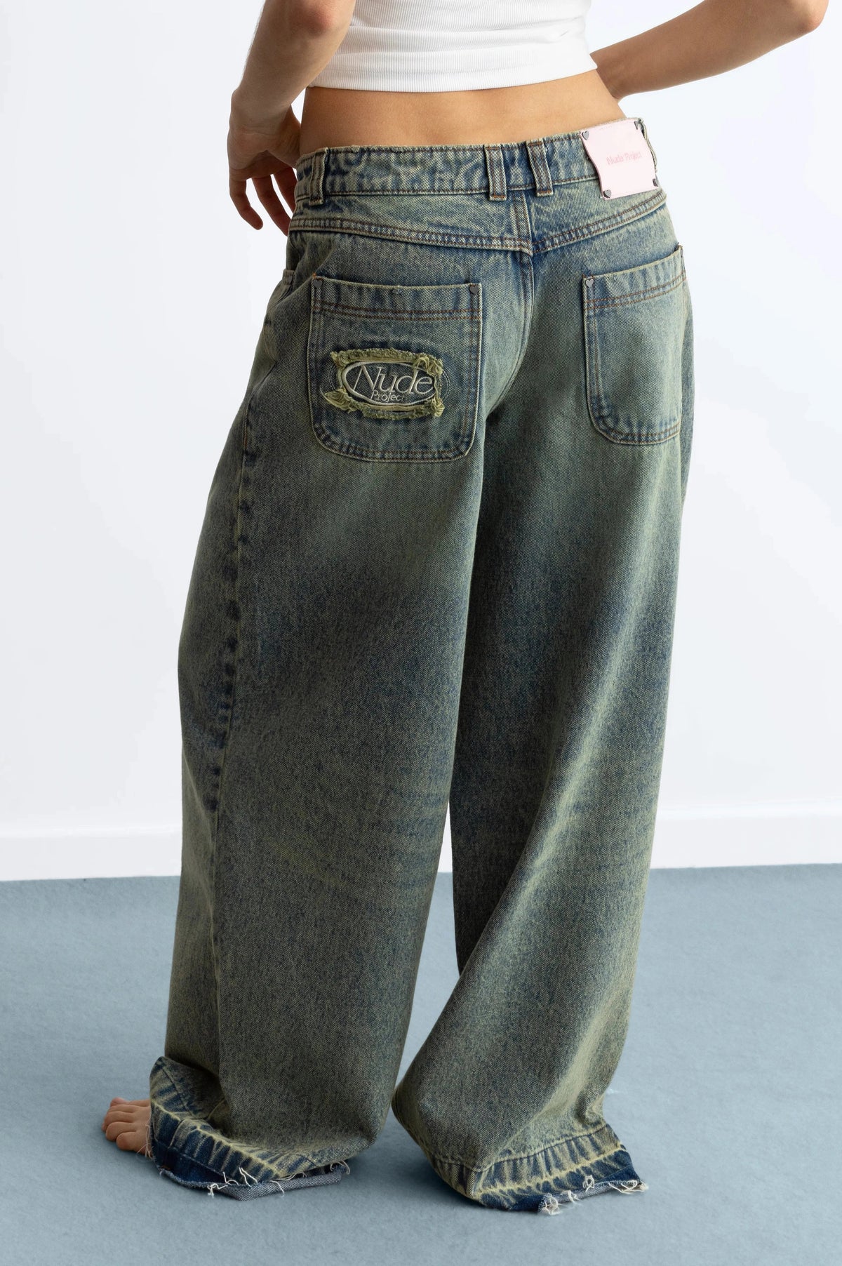 Old Baggy Jeans Light Sand Wash