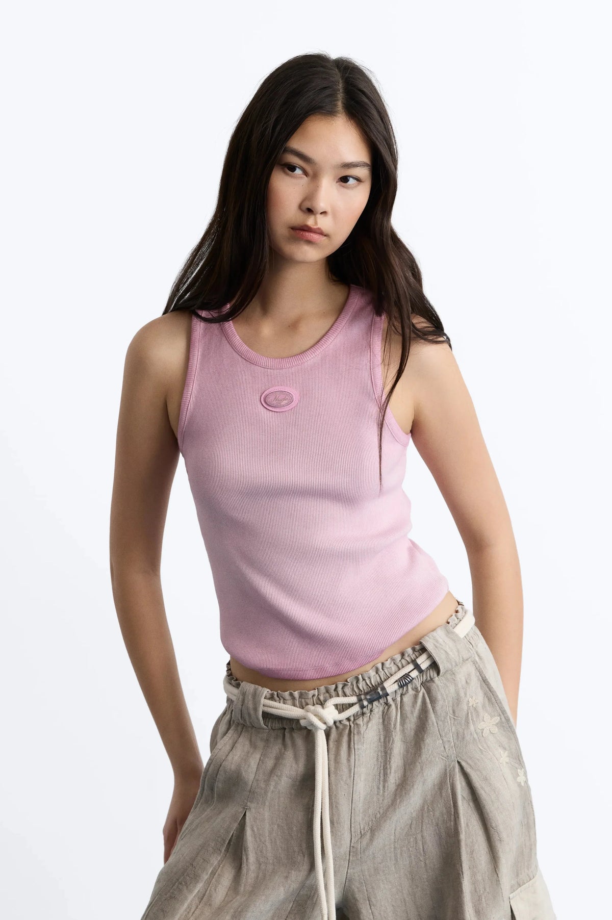 Regina Tank Top Washed Pink