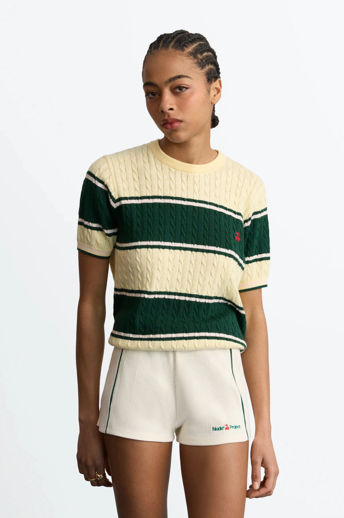 Costa Knit Tee Green