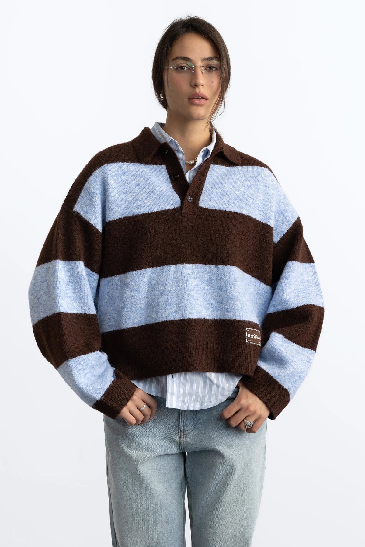 Camden Knit Sweater Brown