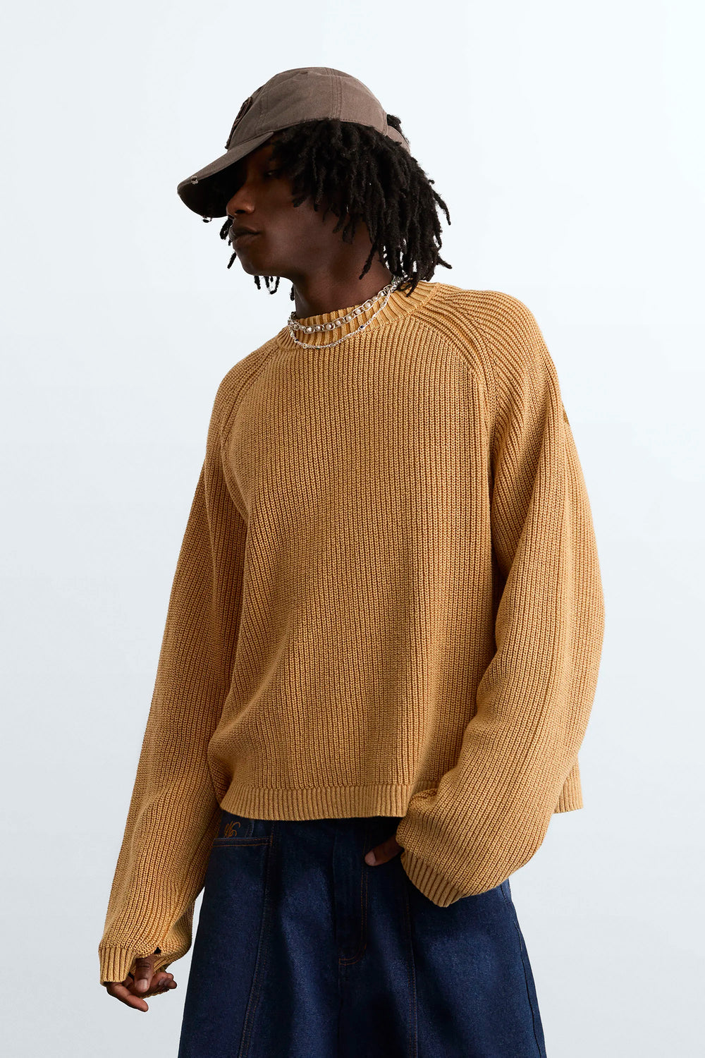 The Promotion Knit Sweater Dark Orange
