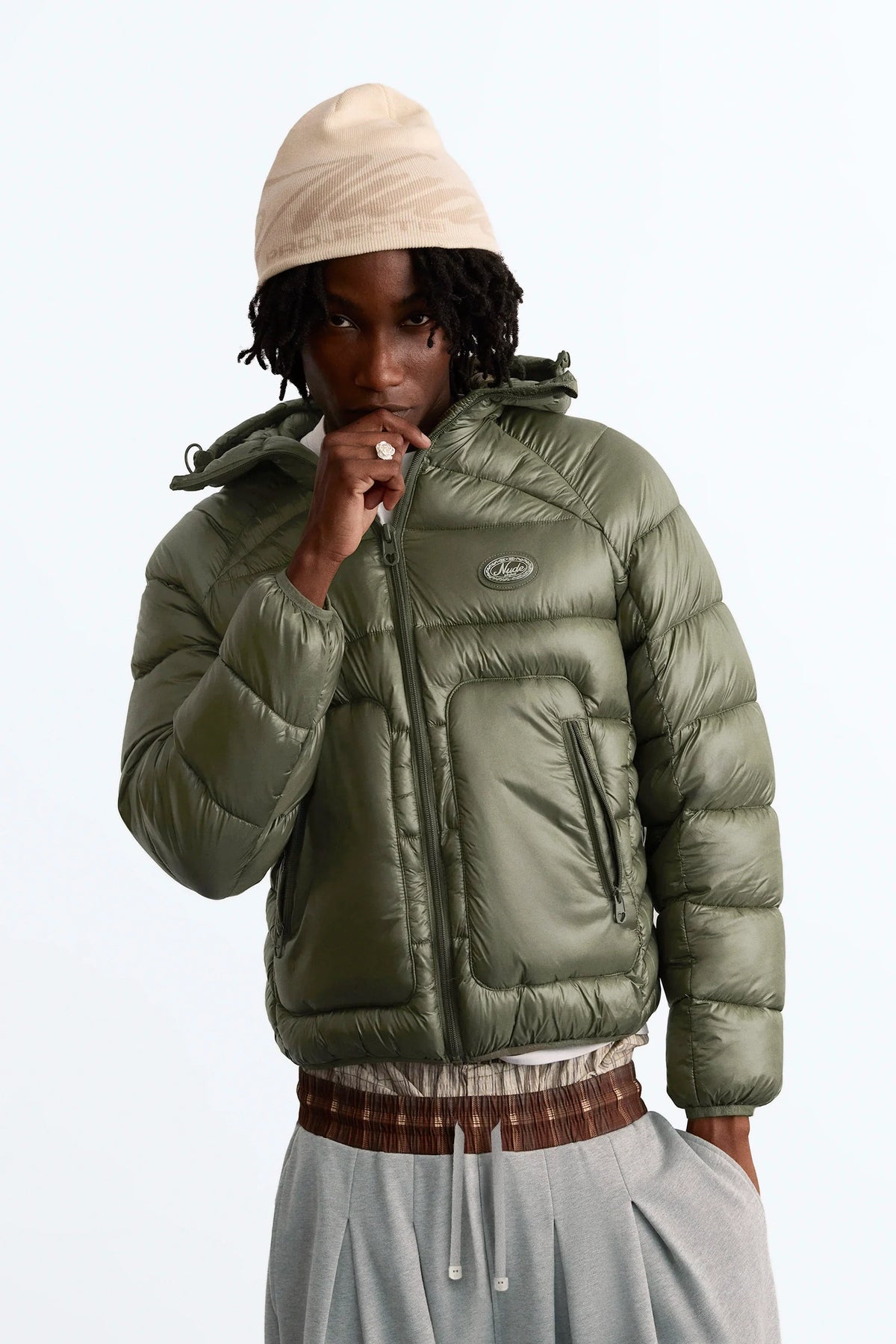 Iconic Puffer Jacket Khaki