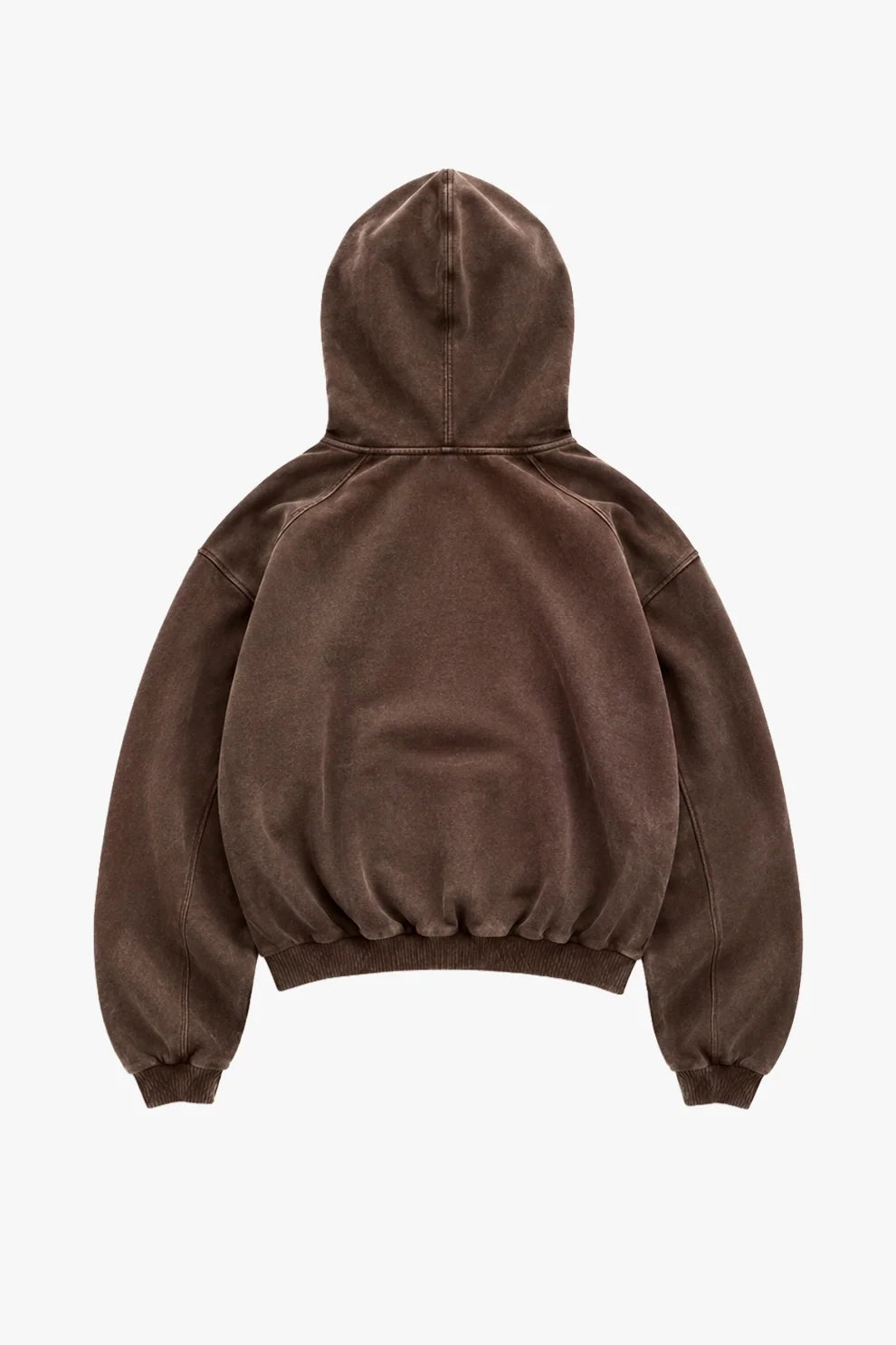 Solid Hoodie Brown