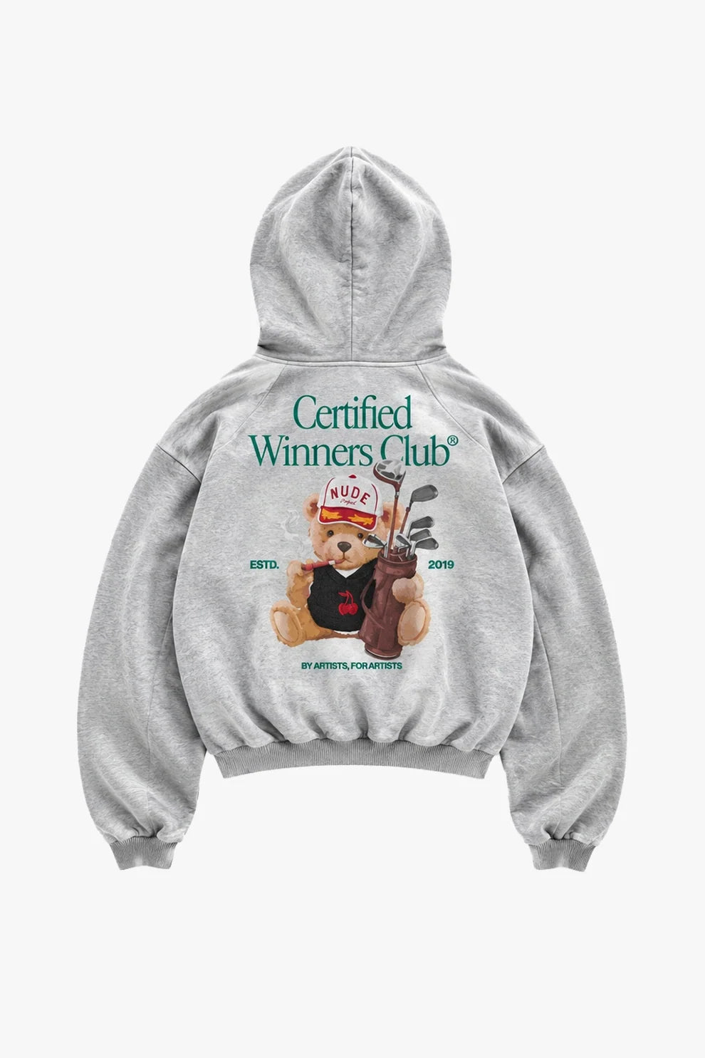 Winner Hoodie Grey Melange