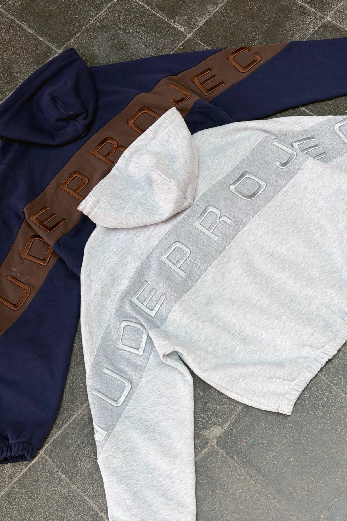 C-suite Zip-Up Hoodie Grey