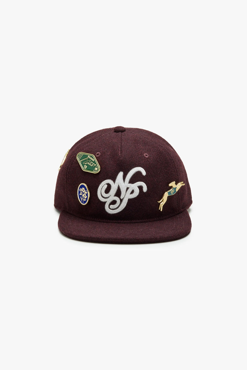 Script Cap Burgundy