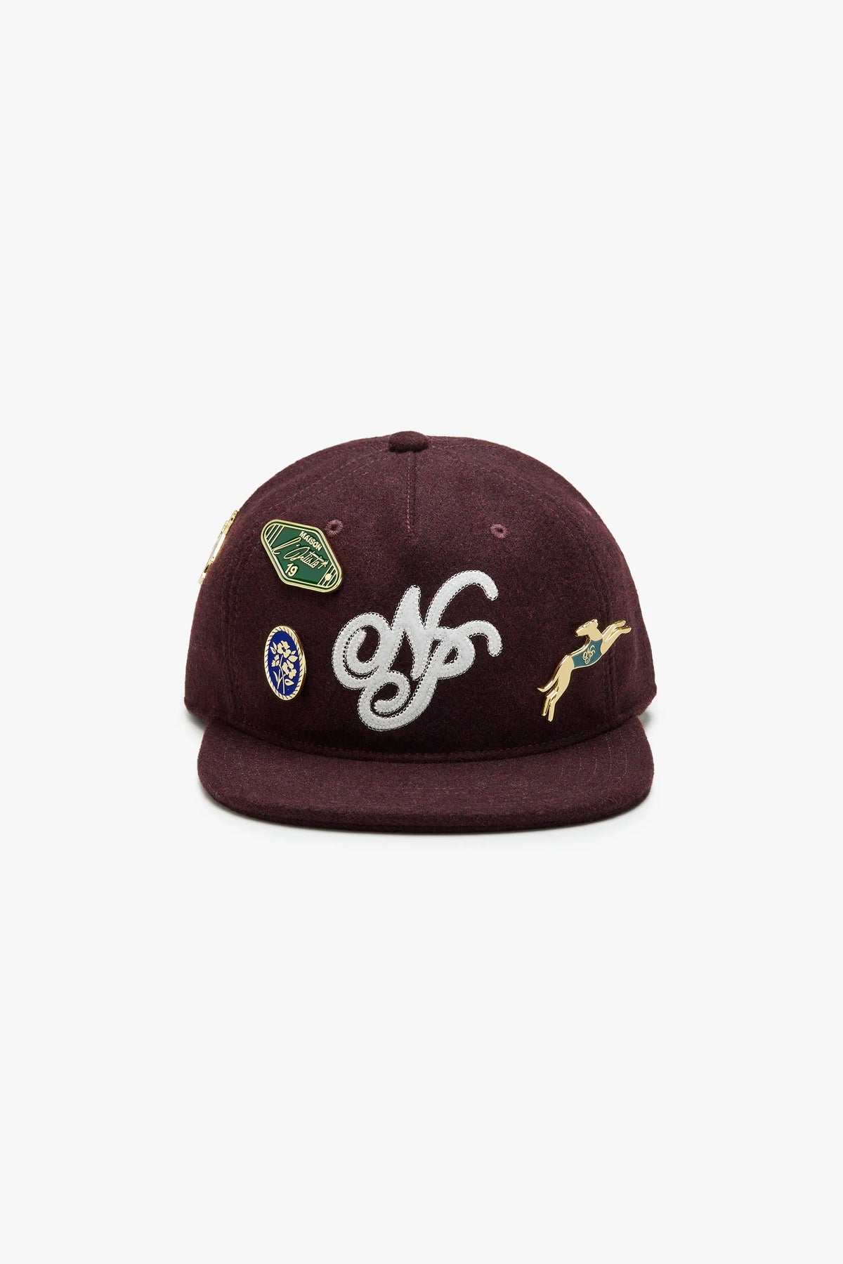 Script Cap Burgundy