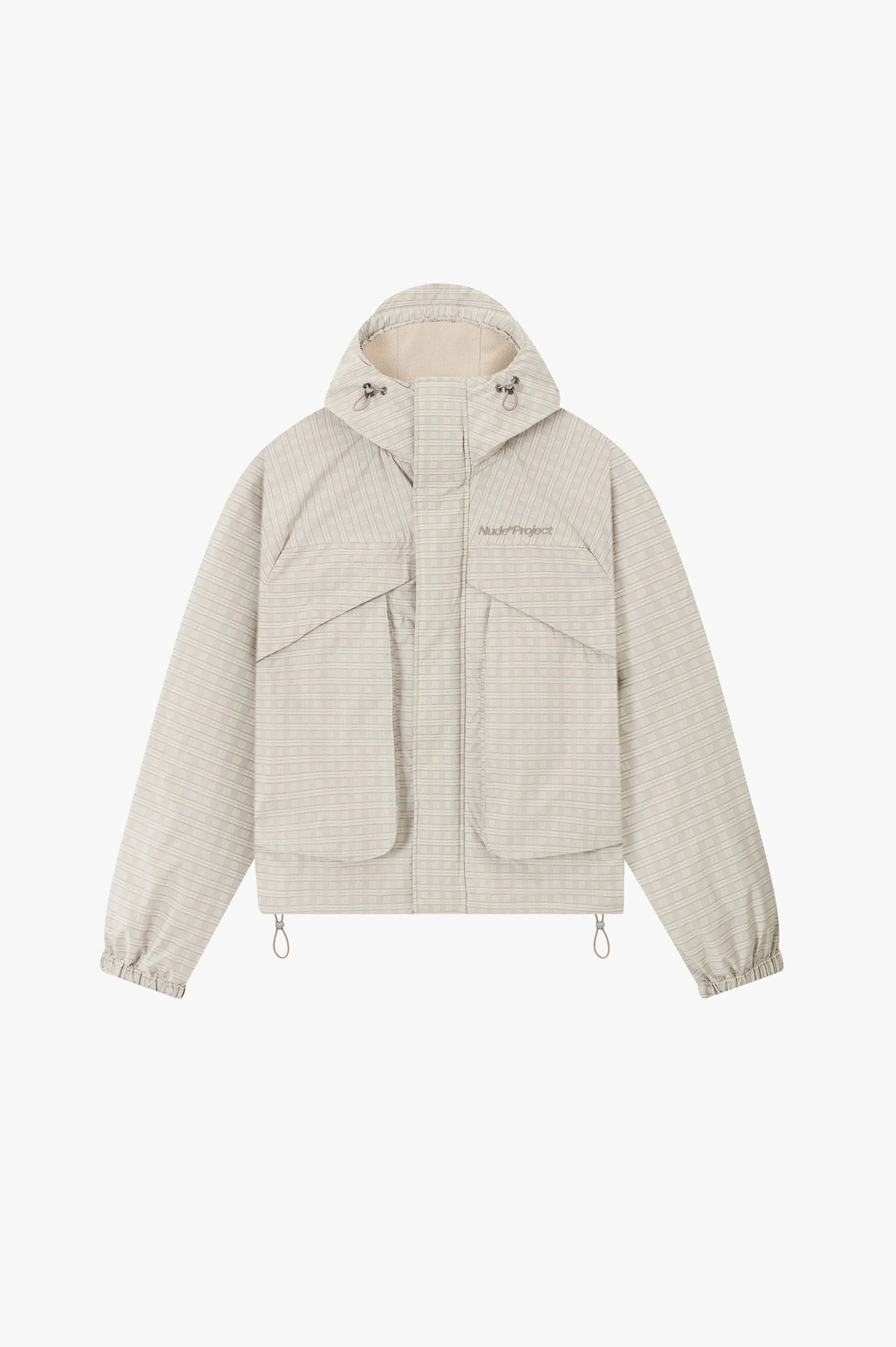 Checked Windbreaker Jacket