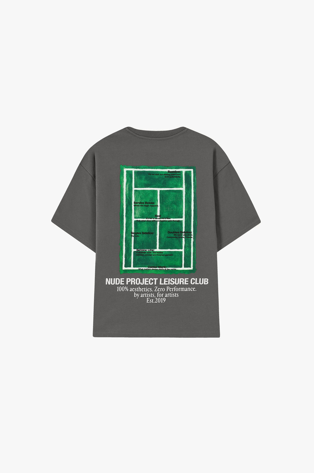Court Tee Ash