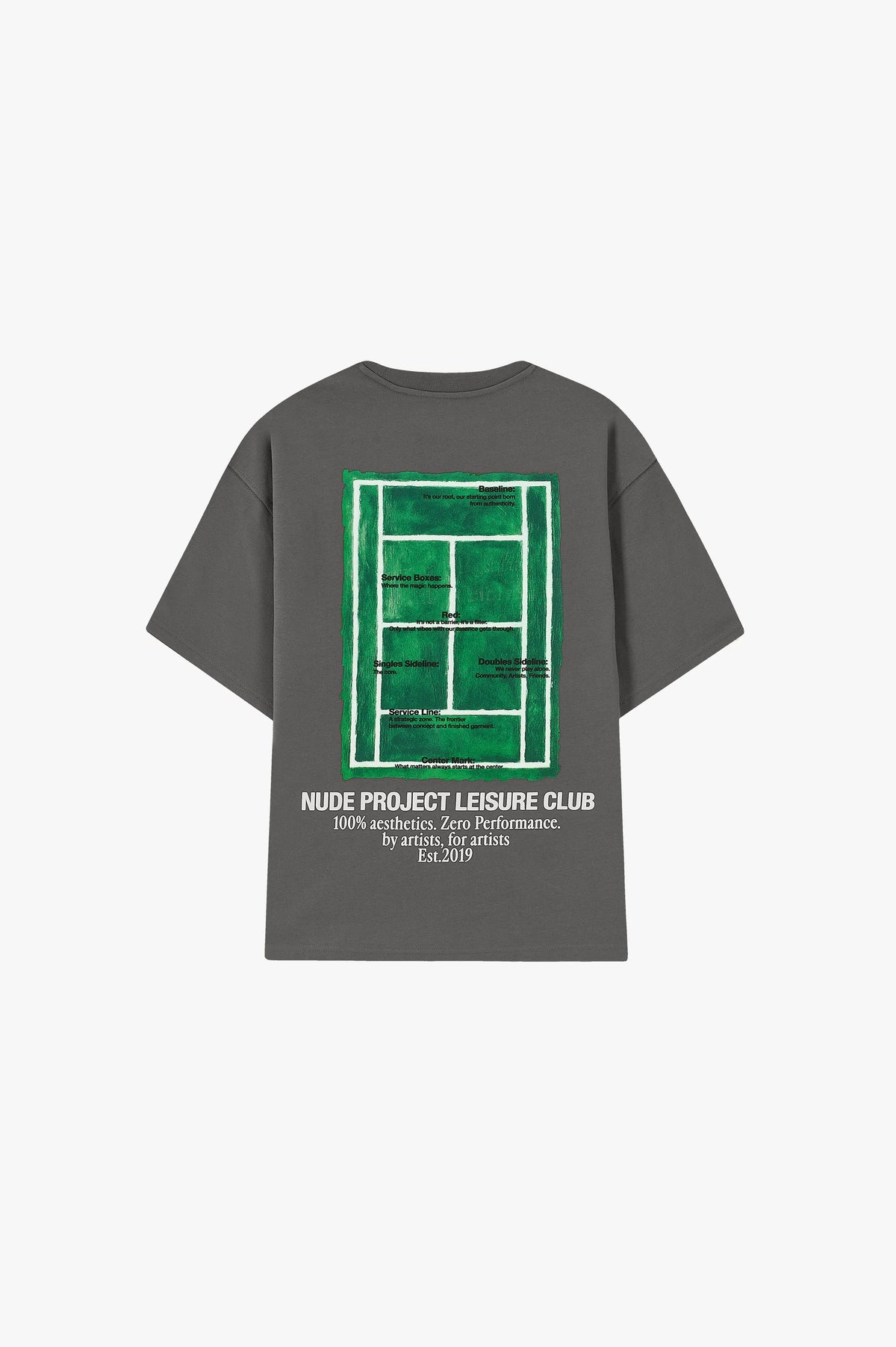 Court Tee Ash