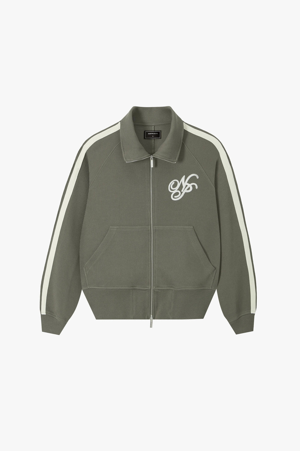 Ying Yang Zip-Up Green