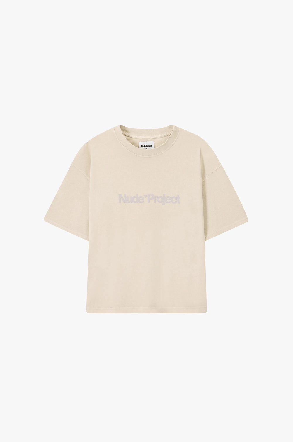 Box Logo Tee Beige