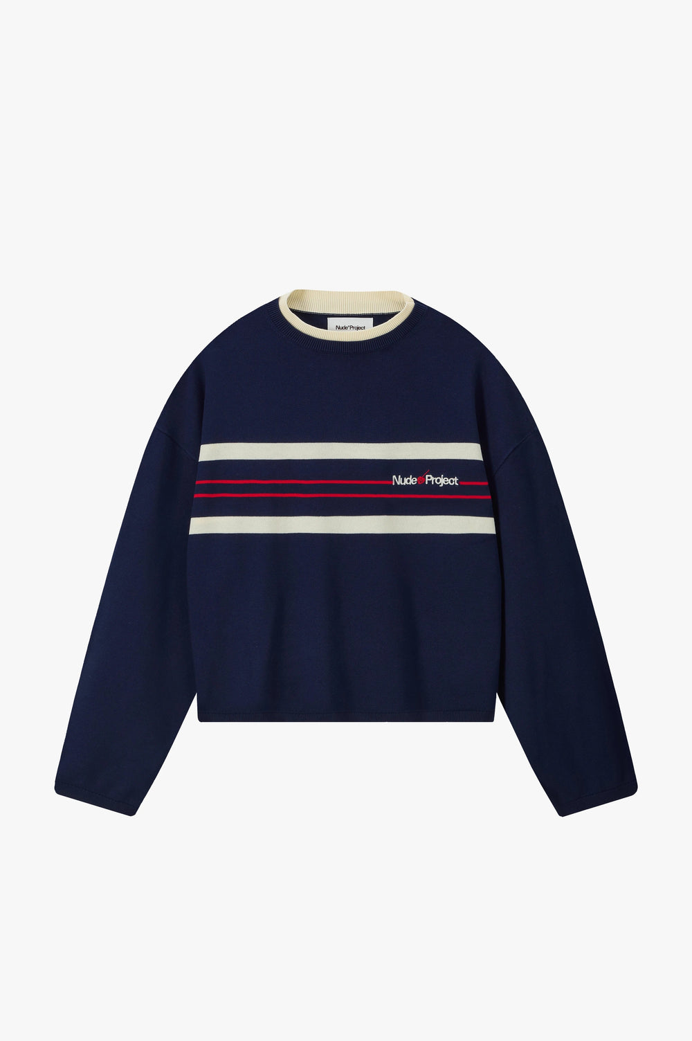 Smith Knit Sweater Navy