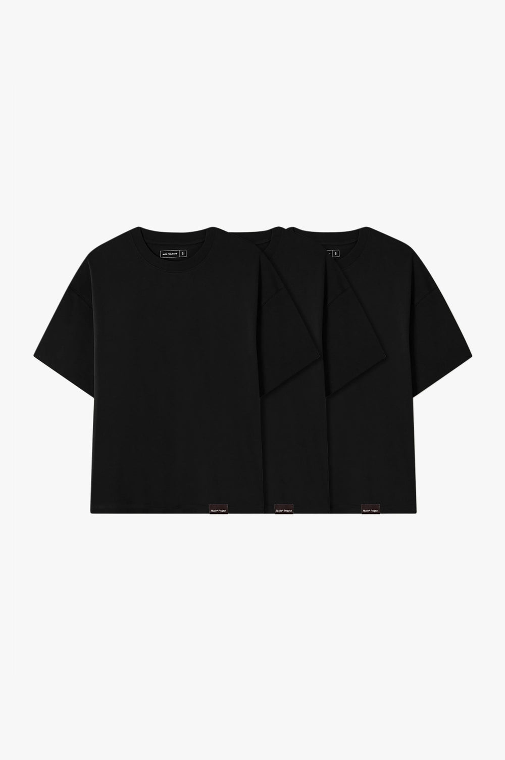Basic Tee Black 3xPack