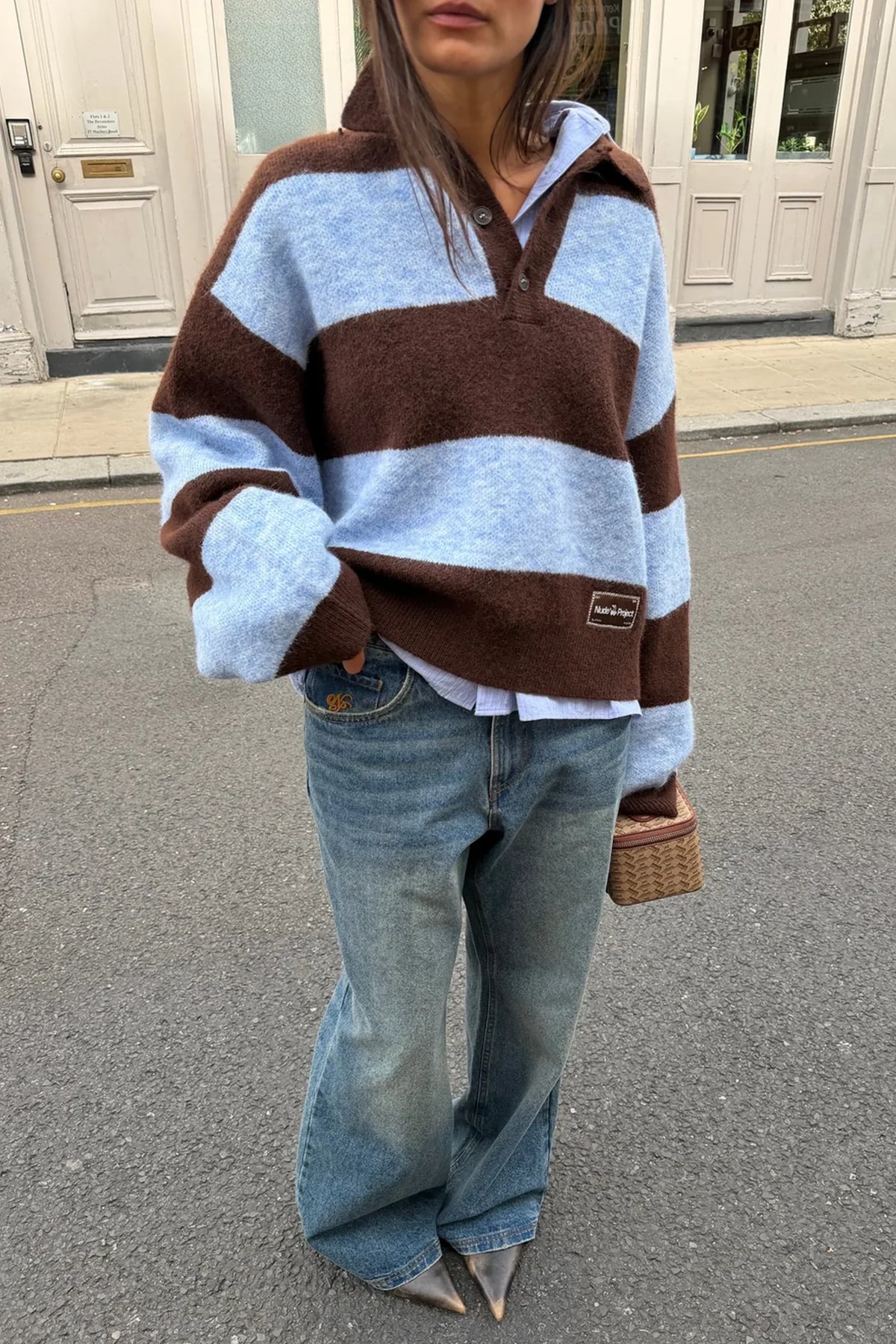 Camden Knit Sweater Brown