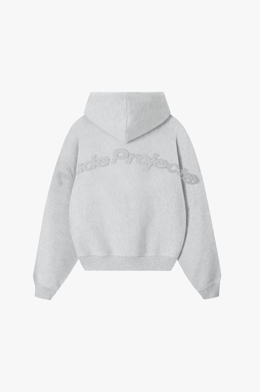 Marble Hoodie Grey Melange