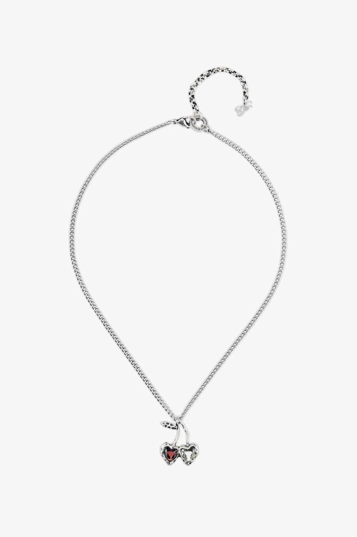 Hearts Necklace Silver
