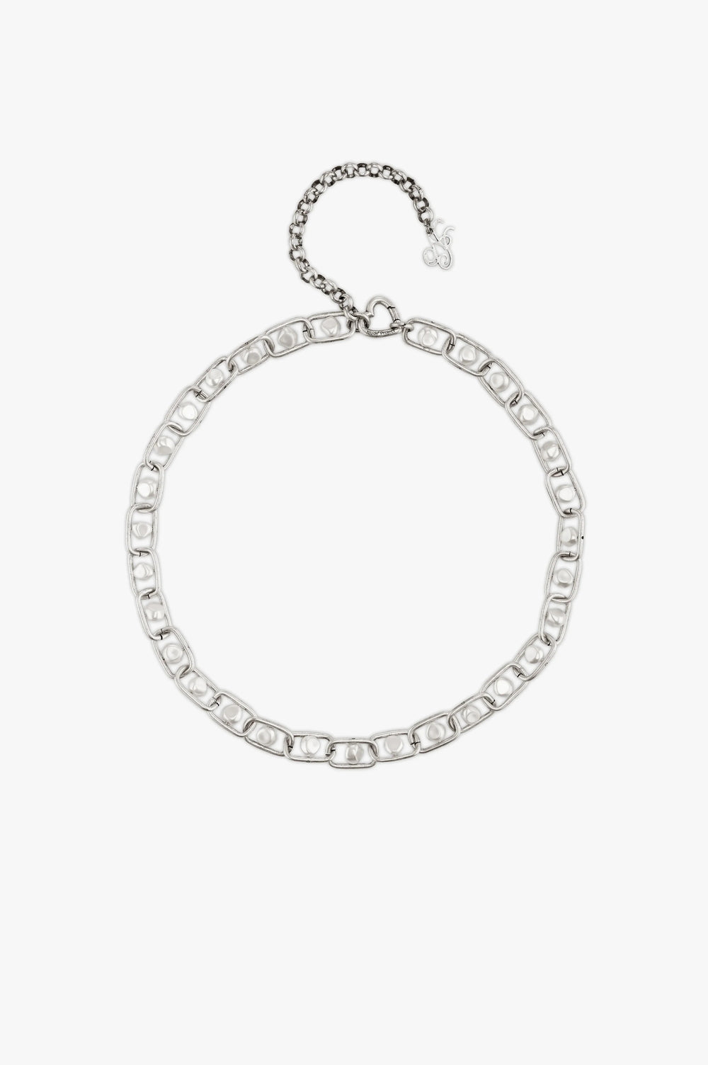 Chain Pearl Necklace