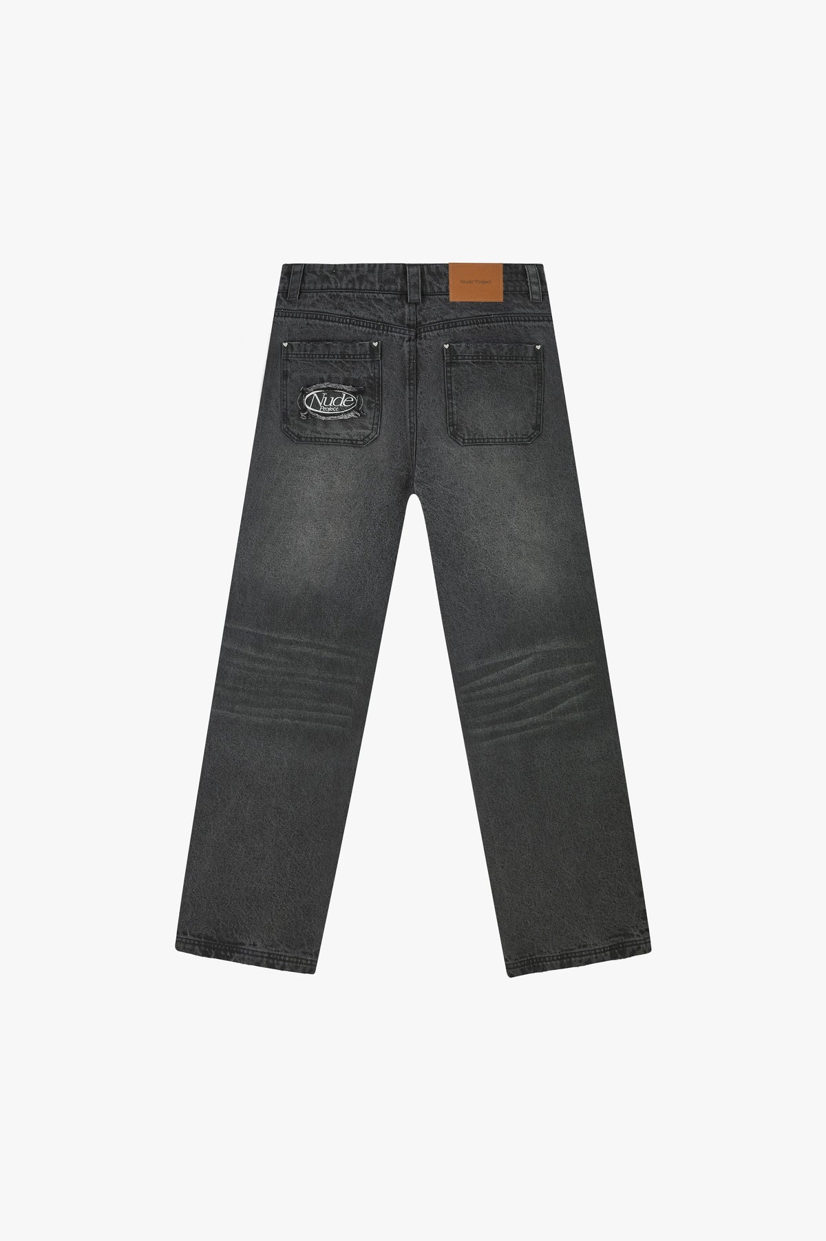 Basic Straight Jeans Grey