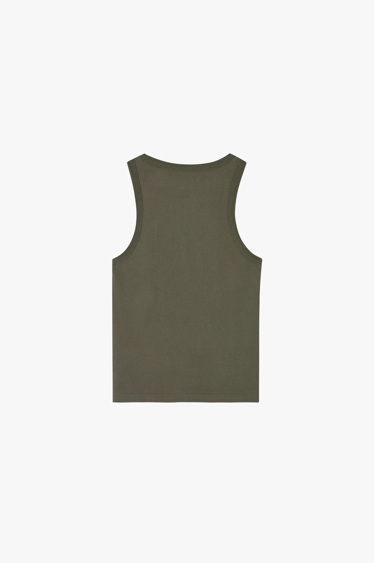Too Serious Tank Top Khaki