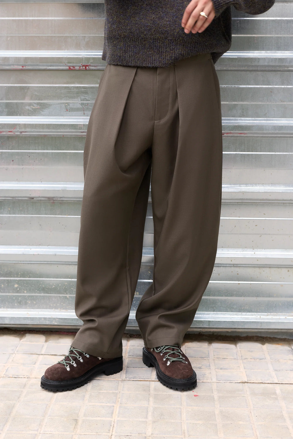 Louvre Tailoring Pants Brown