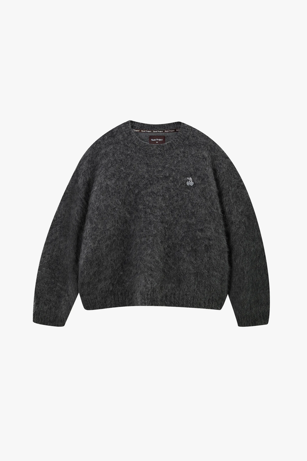 Alpaca Knit Sweater Grey