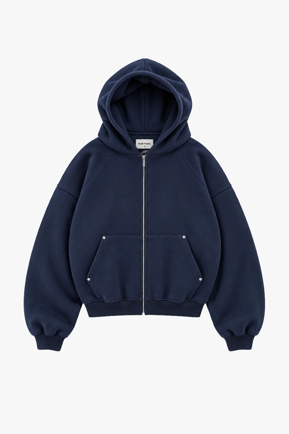 Beast Zip-Up Hoodie Navy