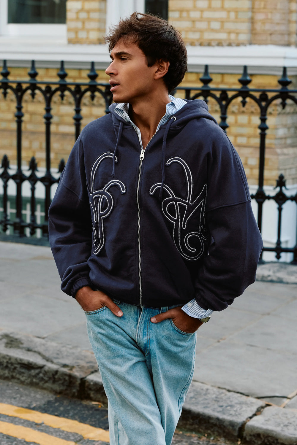 Mirror Zip-Up Hoodie
