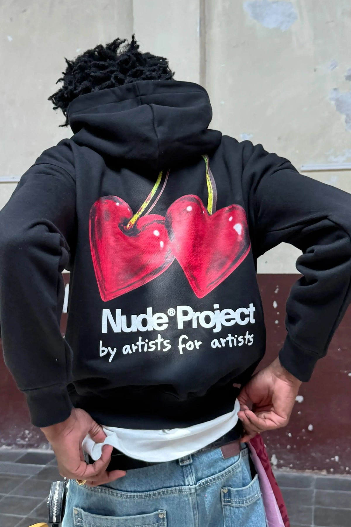Juicy Cherry Hoodie Black