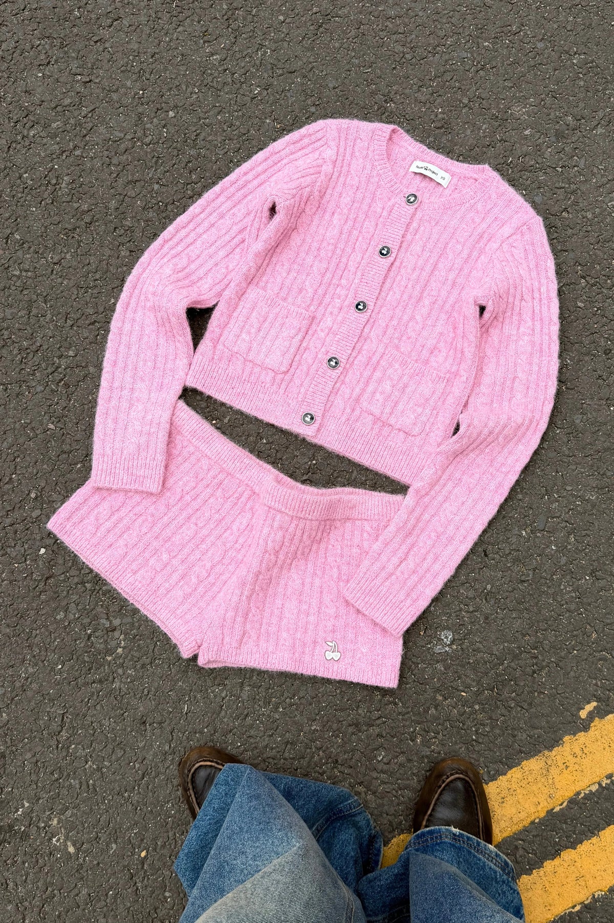 Notting Hill Knit Culotte Pink