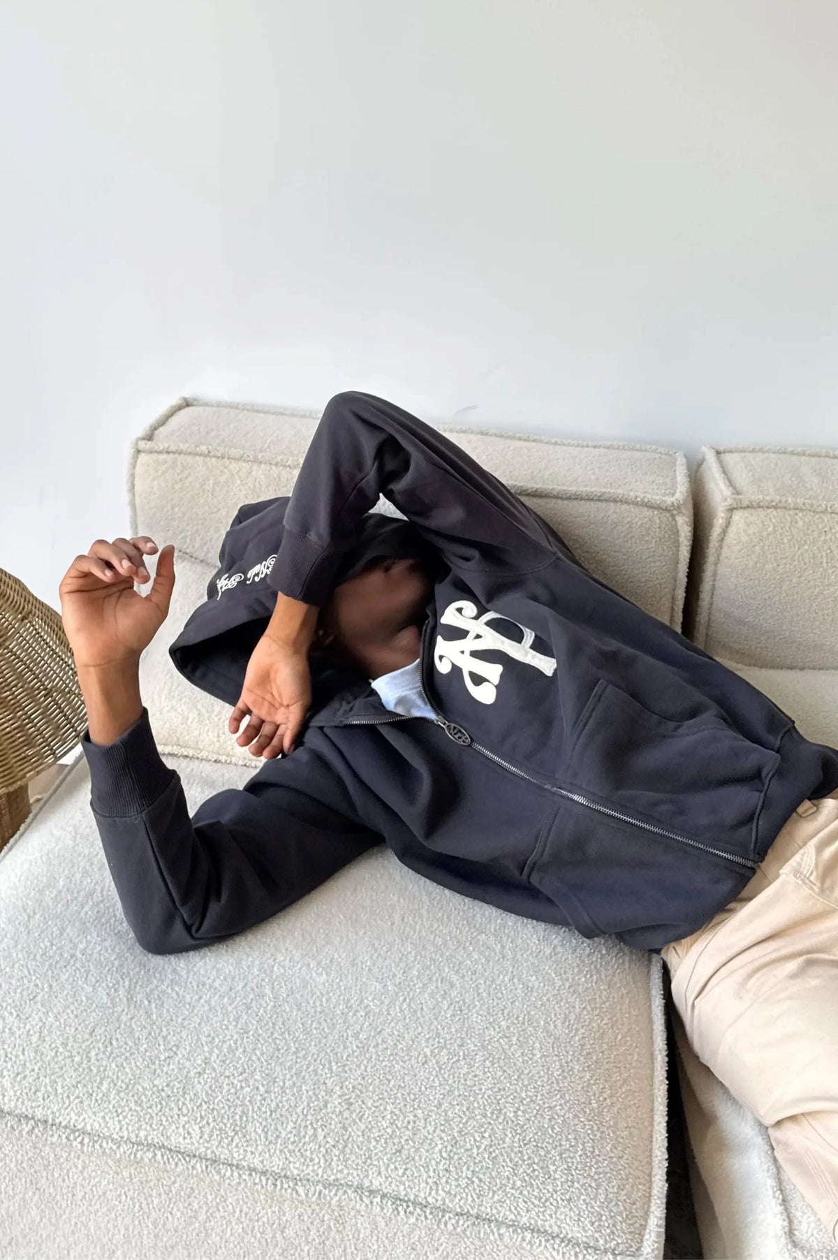 Kill Bill Zip-Up Hoodie Ash