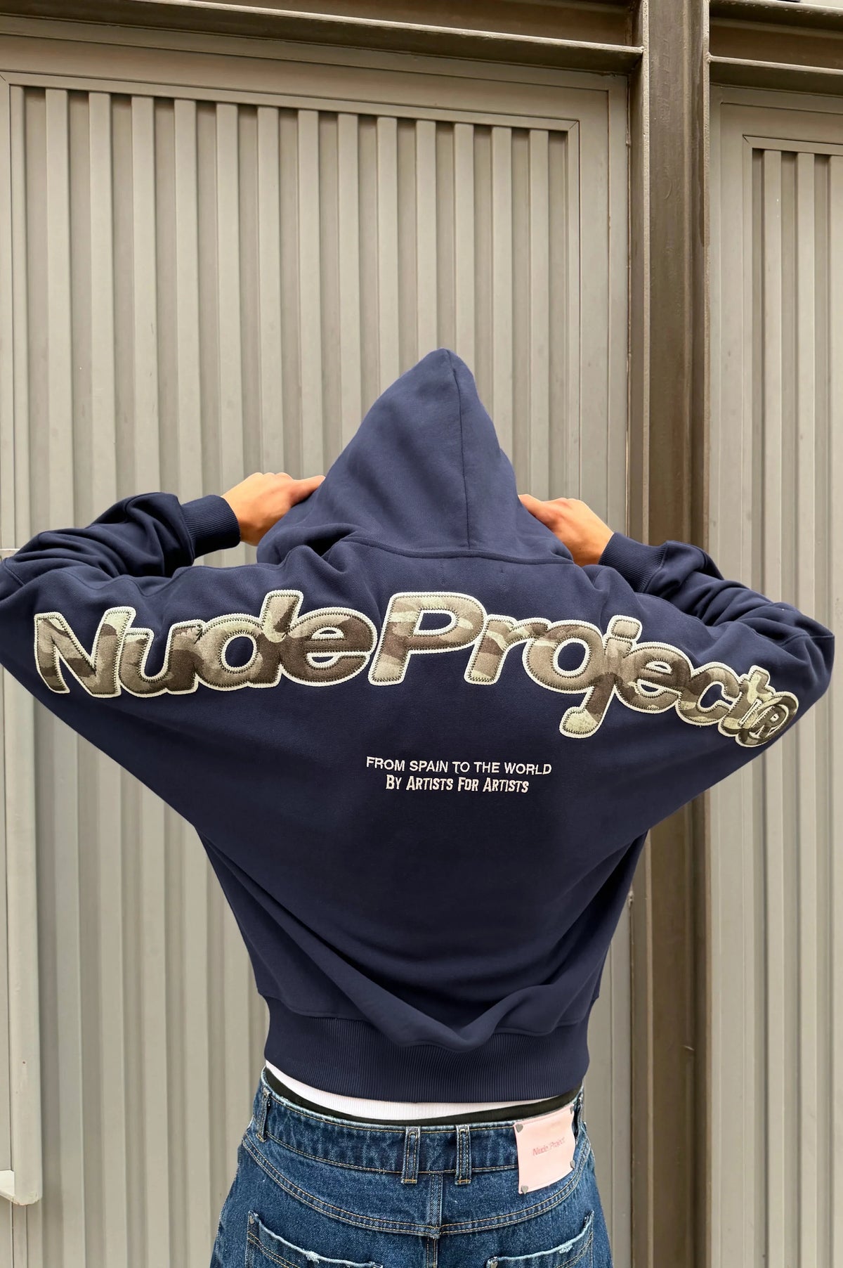 Beast Zip-Up Hoodie Navy