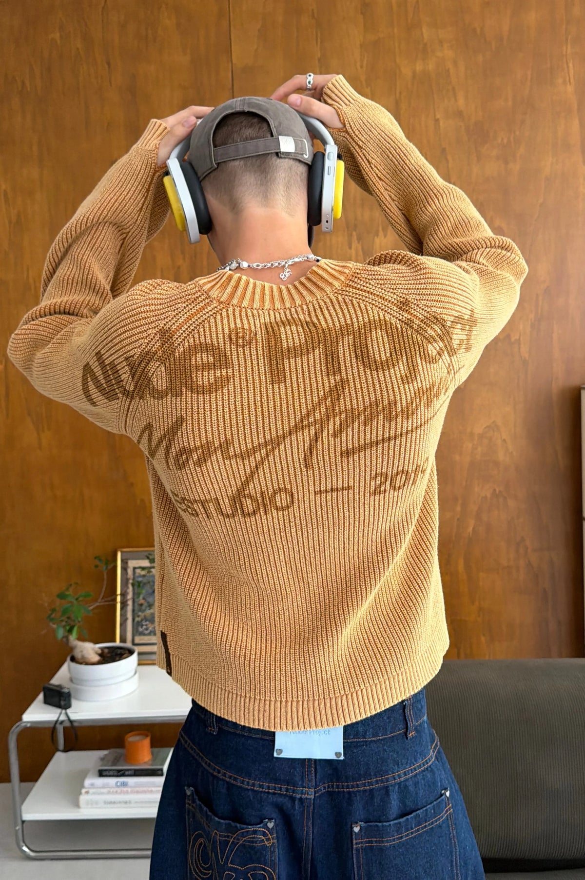 The Promotion Knit Sweater Dark Orange